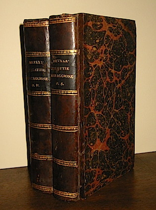 Luigi Metaxà¡ Delle malattie contagiose, ed epizootiche egli animali domestici. Trattato... Parte prima (e Parte seconda) 1816-1817 Roma nella Stamperia De Romanis